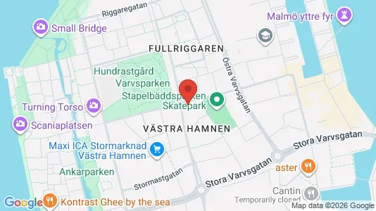 Apartments for rent i Malmö City - kort over placeringen