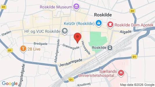 Apartments for rent i Roskilde - kort over placeringen