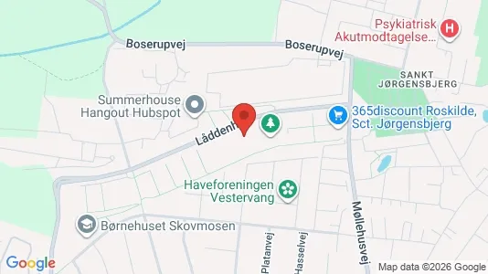 Apartments for rent i Roskilde - kort over placeringen