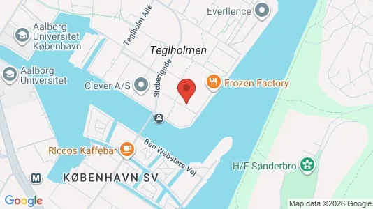 Apartments for rent i Copenhagen SV - kort over placeringen