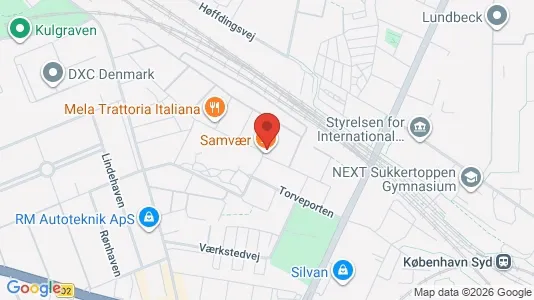 Apartments for rent i Valby - kort over placeringen