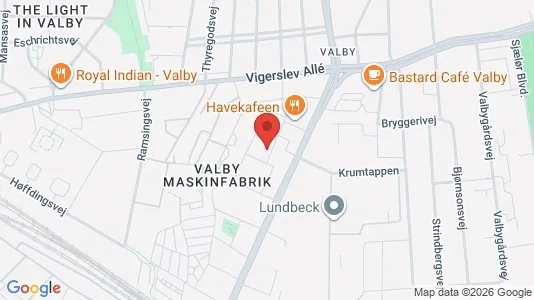 Apartments for rent i Valby - kort over placeringen