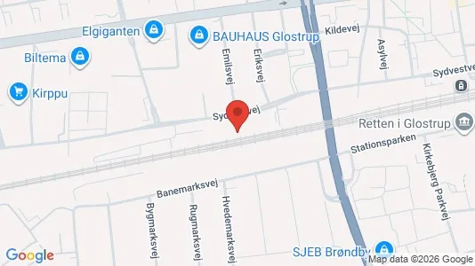 Apartments for rent i Glostrup - kort over placeringen