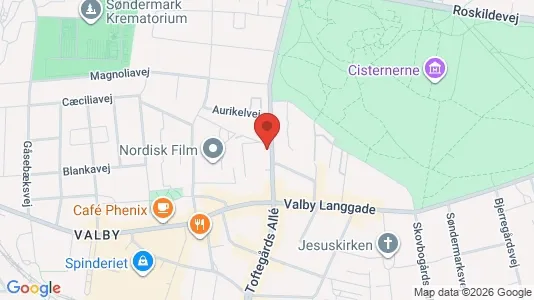 Apartments for rent i Valby - kort over placeringen