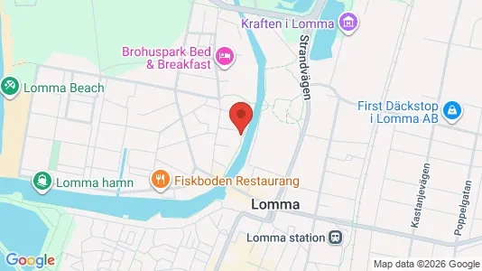 Apartments for rent i Lomma - kort over placeringen