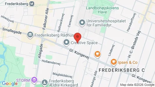 Apartments for rent i Frederiksberg C - kort over placeringen