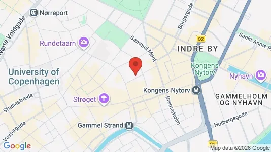 Apartments for rent i Copenhagen K - kort over placeringen