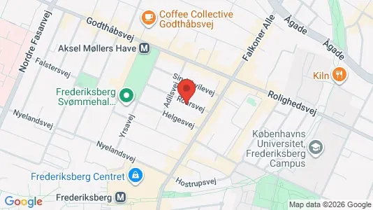 Apartments for rent i Frederiksberg - kort over placeringen