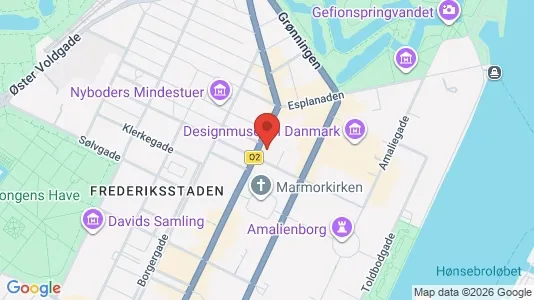 Apartments for rent i Copenhagen K - kort over placeringen