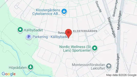 Apartments for rent i Lund - kort over placeringen