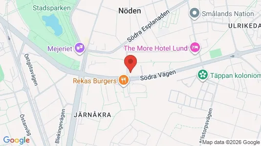 Apartments for rent i Lund - kort over placeringen