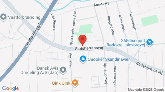 Apartments for rent i Rødovre - kort over placeringen
