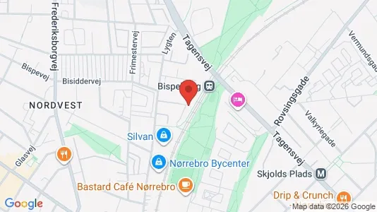 Apartments for rent i Copenhagen NV - kort over placeringen
