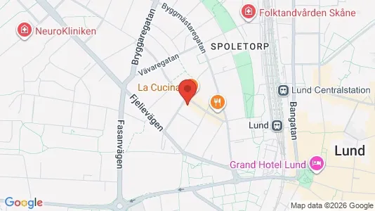 Apartments for rent i Lund - kort over placeringen