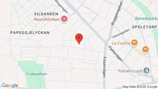 Apartments for rent i Lund - kort over placeringen