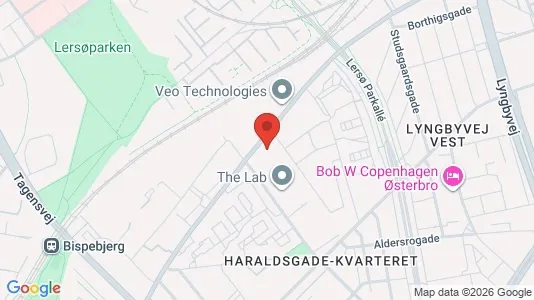 Apartments for rent i Nørrebro - kort over placeringen
