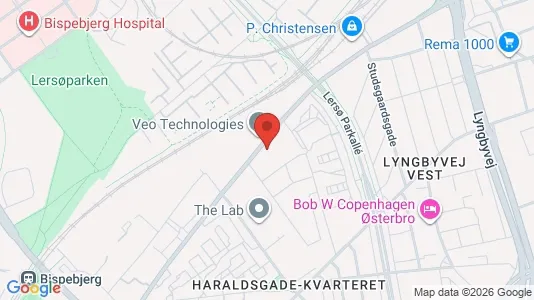 Apartments for rent i Nørrebro - kort over placeringen