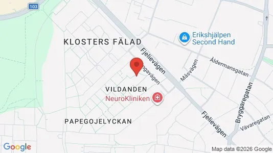Rooms for rent i Lund - kort over placeringen