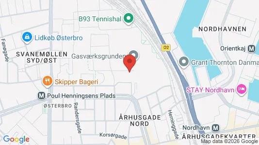 Apartments for rent i Østerbro - kort over placeringen