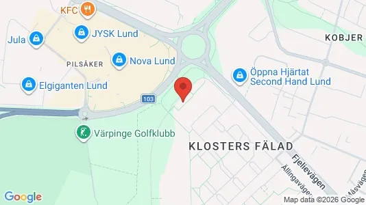 Apartments for rent i Lund - kort over placeringen