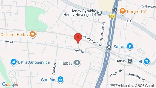 Apartments for rent i Herlev - kort over placeringen