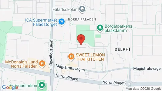 Apartments for rent i Lund - kort over placeringen