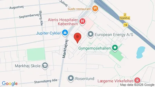 Apartments for rent i Søborg - kort over placeringen