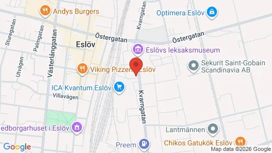 Apartments for rent i Eslöv - kort over placeringen