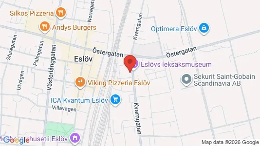 Apartments for rent i Eslöv - kort over placeringen