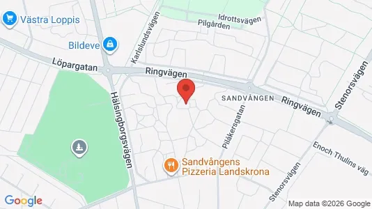 Apartments for rent i Landskrona - kort over placeringen
