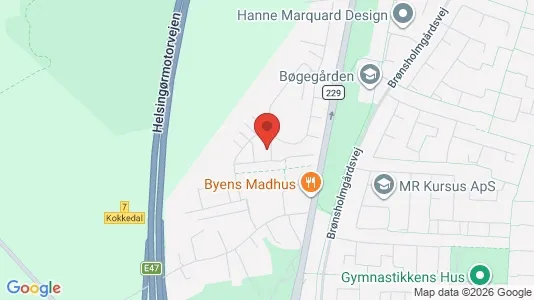 Apartments for rent i Kokkedal - kort over placeringen