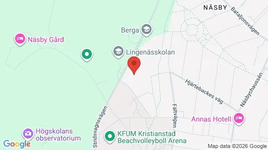 Rooms for rent i Kristianstad - kort over placeringen