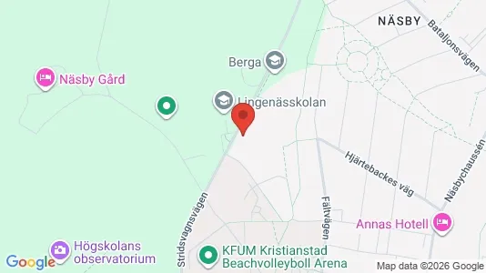 Rooms for rent i Kristianstad - kort over placeringen