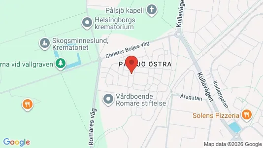 Apartments for rent i Helsingborg - kort over placeringen