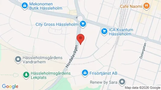 Apartments for rent i Hässleholm - kort over placeringen