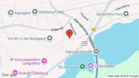Apartments for rent i Silkeborg - kort over placeringen
