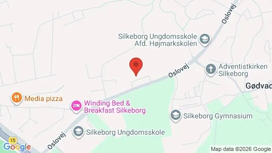 Apartments for rent i Silkeborg - kort over placeringen