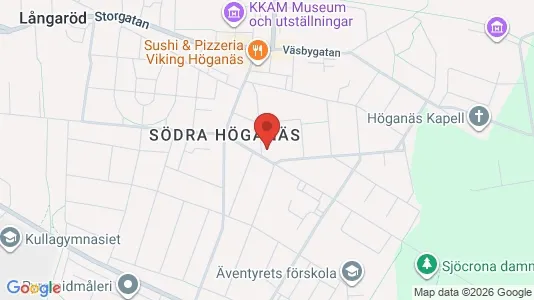 Apartments for rent i Höganäs - kort over placeringen