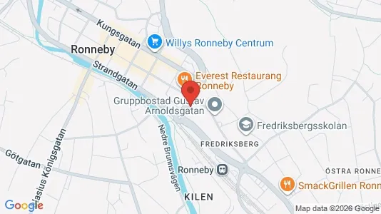 Apartments for rent i Ronneby - kort over placeringen
