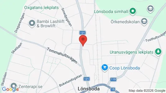 Apartments for rent i Osby - kort over placeringen