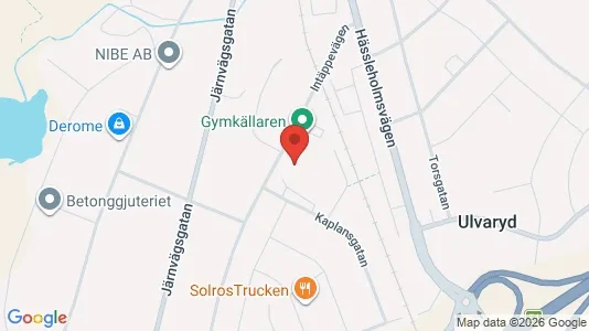 Apartments for rent i Markaryd - kort over placeringen