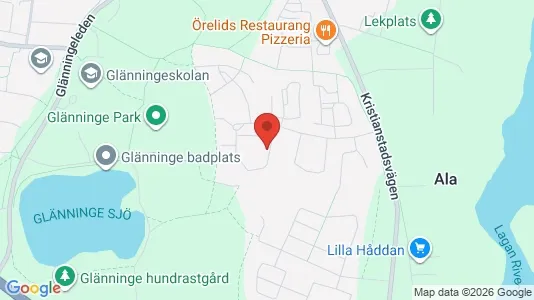 Apartments for rent i Laholm - kort over placeringen