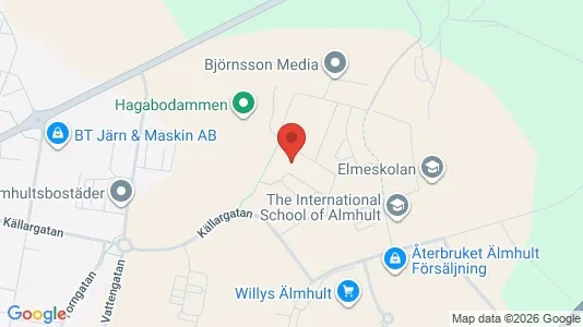 Apartments for rent i Älmhult - kort over placeringen