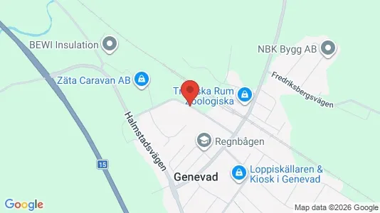 Apartments for rent i Laholm - kort over placeringen