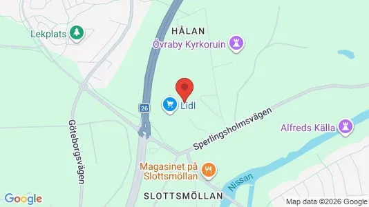 Apartments for rent i Halmstad - kort over placeringen