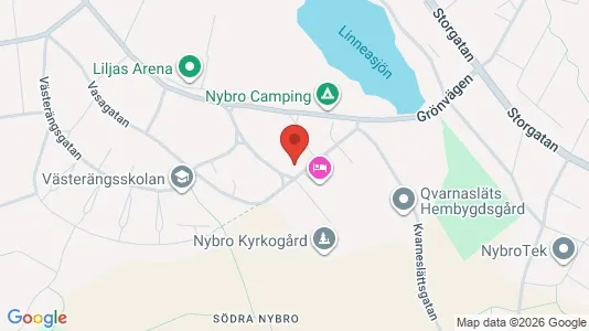 Apartments for rent i Nybro - kort over placeringen