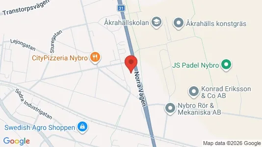 Apartments for rent i Nybro - kort over placeringen