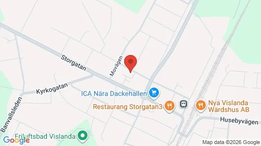 Apartments for rent i Alvesta - kort over placeringen