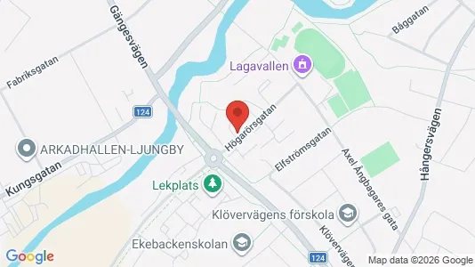 Apartments for rent i Ljungby - kort over placeringen