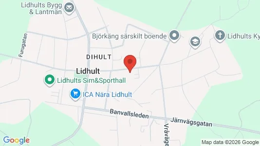 Apartments for rent i Ljungby - kort over placeringen